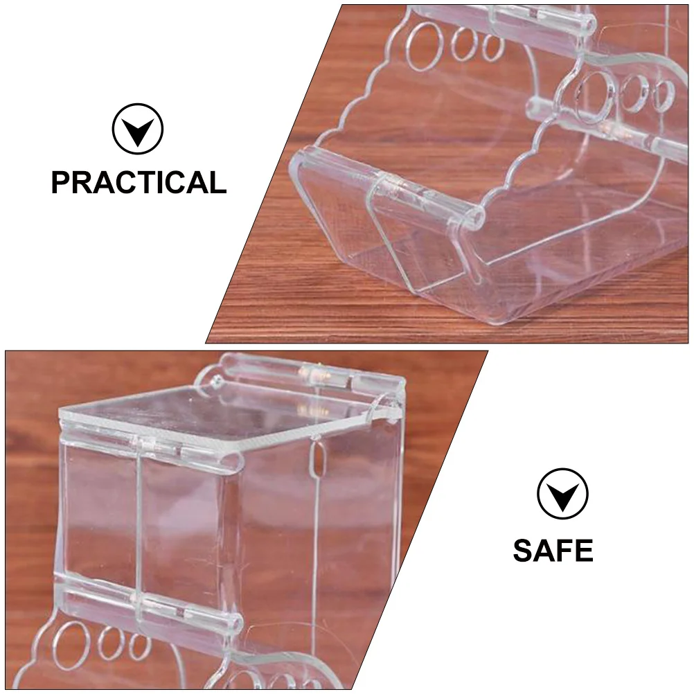 1Pcs Creative Pet Feeder Transparent Food Holder Easy to Clean Practical for Small Animals Gift Choice Feeding Bowl
1Pcs Creative Pet Feeder Transparent Food Holder Easy to Clean Practical for Small Animals Gift Choice Feeding Bowl
