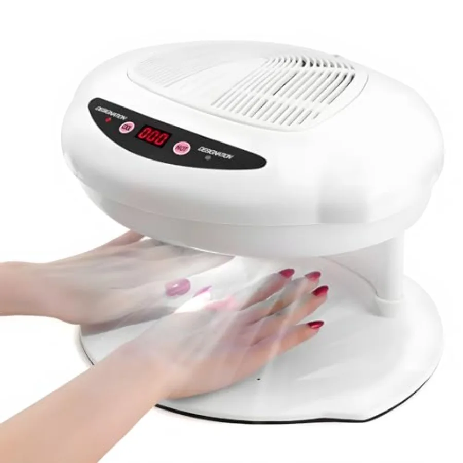 Nail Dryer for Regular Polish 400W Air Nail Dryer Fan with Auto Sensor Professional Nail Drying Fan with Hot and Cool Air for S
Nail Dryer for Regular Polish 400W Air Nail Dryer Fan with Auto Sensor Professional Nail Drying Fan with Hot and Cool Air for S