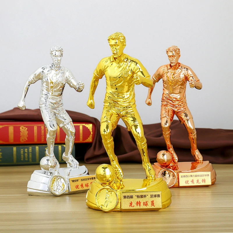 New Resin Gold Plated Football Trophy Custom Mvp Striker Award Winners and Runners-up Souvenir Trophy Fans Souvenir
New Resin Gold Plated Football Trophy Custom Mvp Striker Award Winners and Runners-up Souvenir Trophy Fans Souvenir