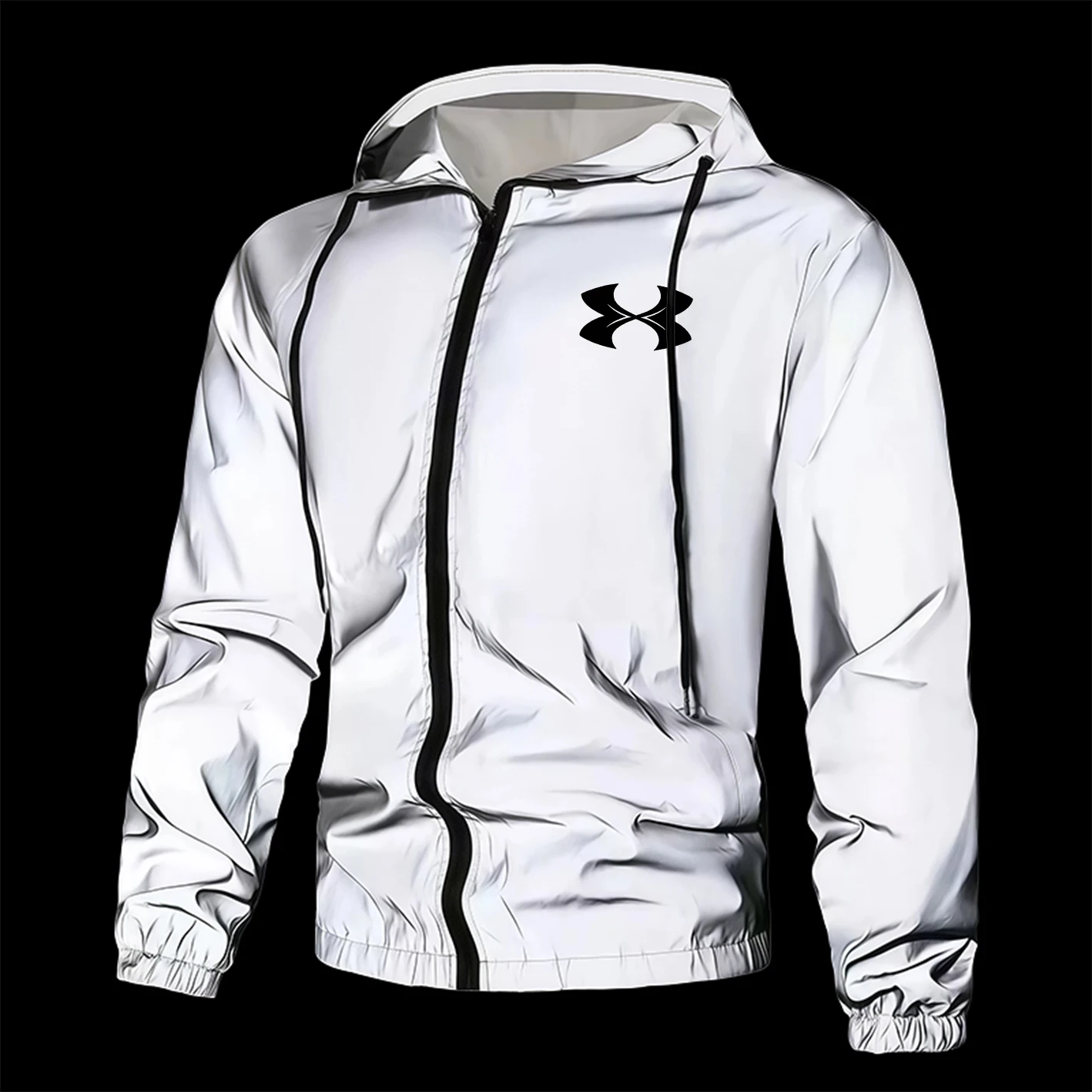 Men's Reflective Jacket Full Zip Casual Outerwear Spring Autumn Polyester Lined Lightweight Windproof Safety Coat for Outdoor
Men's Reflective Jacket Full Zip Casual Outerwear Spring Autumn Polyester Lined Lightweight Windproof Safety Coat for Outdoor