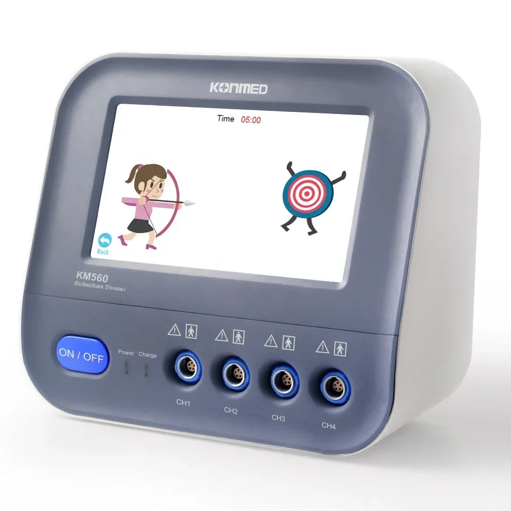 KM560-4 EMG test EMG game ETS STIM Biofeedback Nerve and Muscle Stimulator Kegel Trainer Kegel Toner Pelvic Floor Muscle Trainer
KM560-4 EMG test EMG game ETS STIM Biofeedback Nerve and Muscle Stimulator Kegel Trainer Kegel Toner Pelvic Floor Muscle Trainer