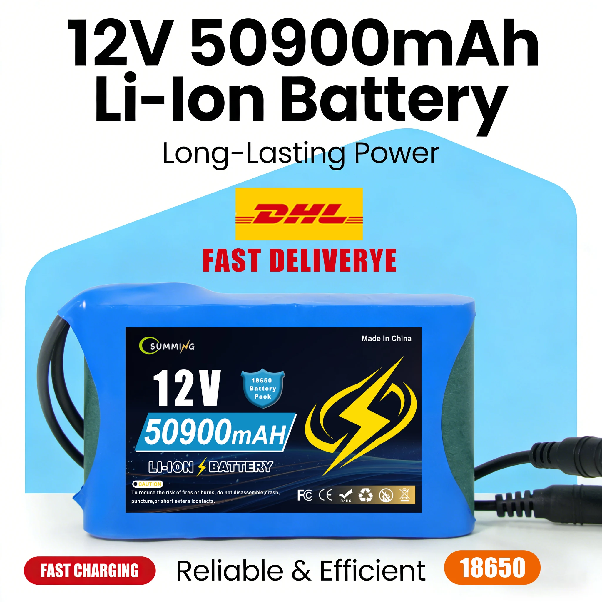 12V50900mAh 100% новый, защита 3S2P Аккумуляторная батарея Plate12V 50.9Ah, литий-ионная, 18650, DC12.6V, суперперезаряжаемая + зарядное устройство
12V50900mAh 100% новый, защита 3S2P Аккумуляторная батарея Plate12V 50.9Ah, литий-ионная, 18650, DC12.6V, суперперезаряжаемая + зарядное устройство