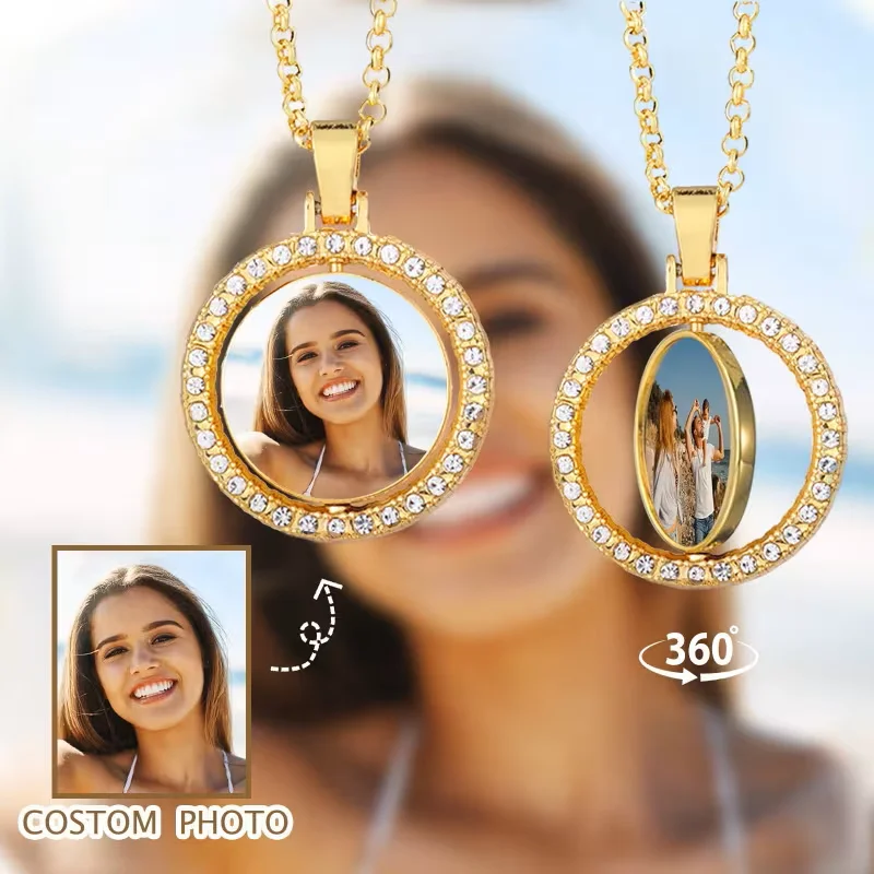 Фотоожерелье на заказ, персонализированные фотографии, двусторонняя цепочка в стиле хип-хоп с подвеской-фото, персонализированный сувенир
Фотоожерелье на заказ, персонализированные фотографии, двусторонняя цепочка в стиле хип-хоп с подвеской-фото, персонализированный сувенир