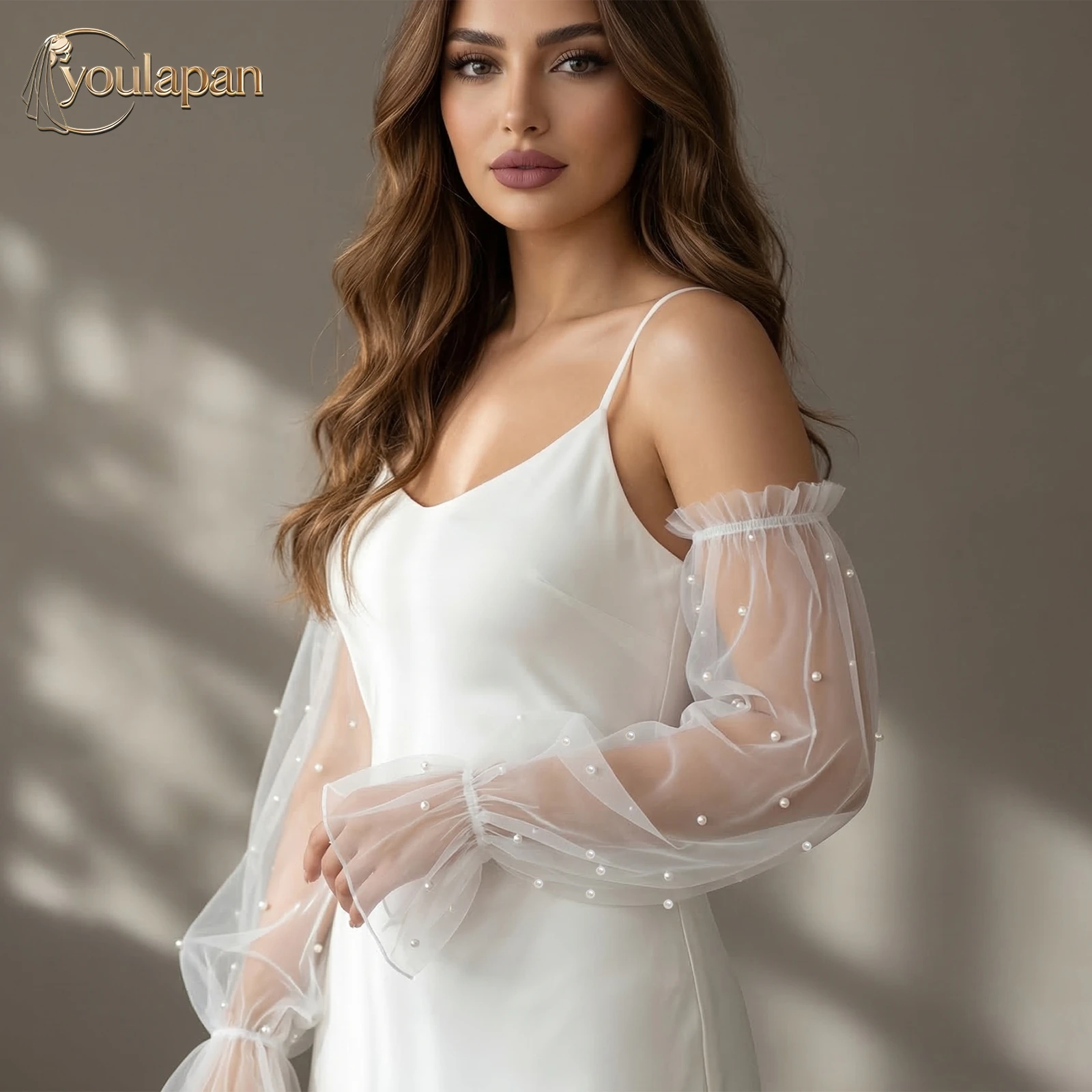 TOPQUEEN Pearl Tulle Gloves Bolero Woman Elegant Detachable Women'S Sleeves Bridal Party Dress Wedding Accessories Vm30
TOPQUEEN Pearl Tulle Gloves Bolero Woman Elegant Detachable Women'S Sleeves Bridal Party Dress Wedding Accessories Vm30