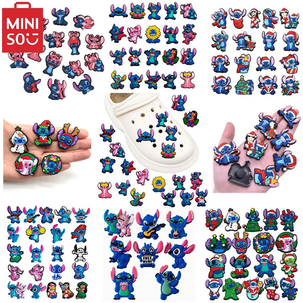 MINISO 8-22Pcs Disney Stitch Shoe Charms Cartoon DIY Shoes Accessories For Clogs Sandals Decorations X-mas Gifts
MINISO 8-22Pcs Disney Stitch Shoe Charms Cartoon DIY Shoes Accessories For Clogs Sandals Decorations X-mas Gifts