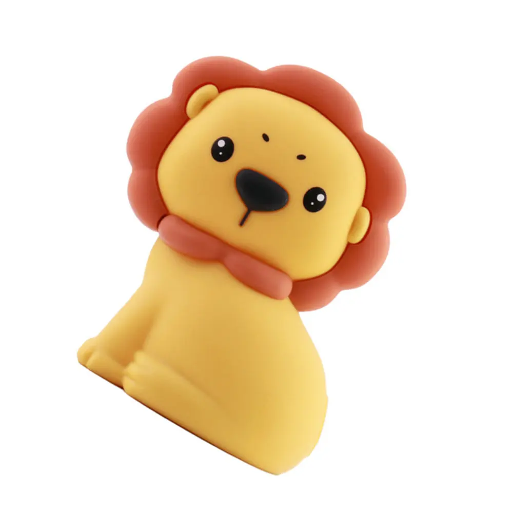 Cartoon Lion Night Light Silicone ABS Bedside Lamp for Kids Room Nursery Baby Sleep Comfortable Mild Eye Safe Decorative Lamp
Cartoon Lion Night Light Silicone ABS Bedside Lamp for Kids Room Nursery Baby Sleep Comfortable Mild Eye Safe Decorative Lamp
