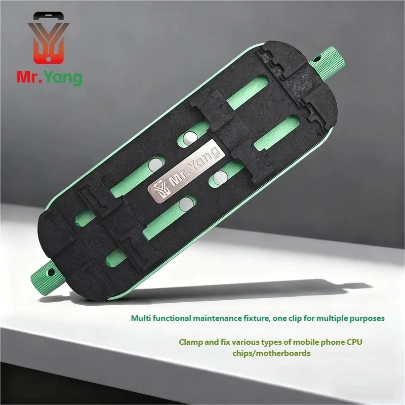 YCS Mr Yang Universal Mobile Phone Repair Fixture CPU/Motherboard/Font IC Chip Adhesive Removal Positioning Holder 1-2pcs
YCS Mr Yang Universal Mobile Phone Repair Fixture CPU/Motherboard/Font IC Chip Adhesive Removal Positioning Holder 1-2pcs