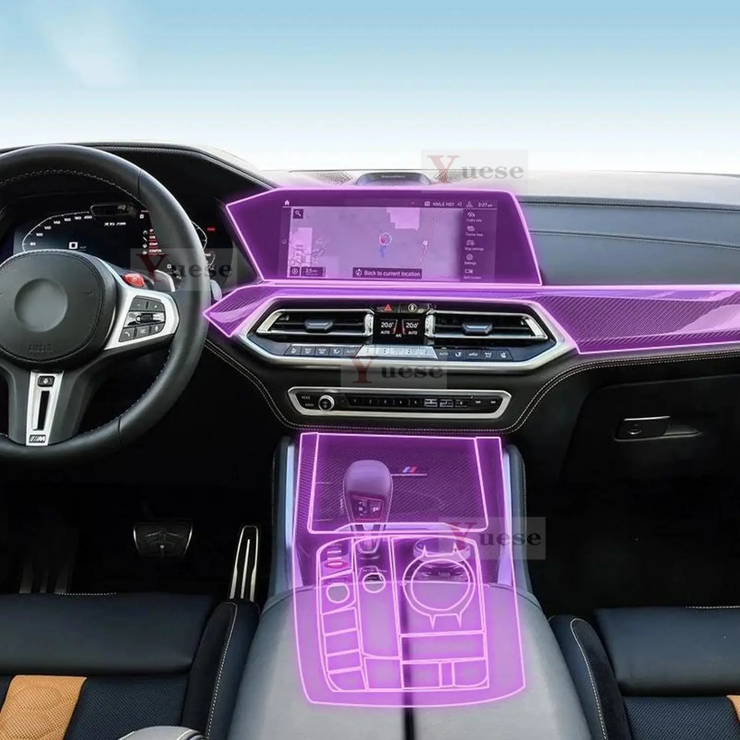 For BMW X6M F96 20-2023 car Interior Transmission Panel TPU Film Center Console Scratch Sticker
For BMW X6M F96 20-2023 car Interior Transmission Panel TPU Film Center Console Scratch Sticker