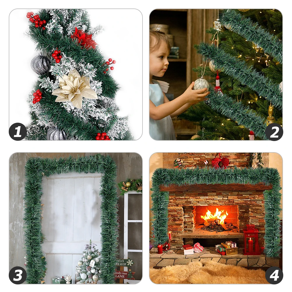2pcs Christmas Pine Garland Artificial Xmas Hanging Decorative Outdoor Garlands For Door Wall Party Diy Wreath Making Supplies
2pcs Christmas Pine Garland Artificial Xmas Hanging Decorative Outdoor Garlands For Door Wall Party Diy Wreath Making Supplies