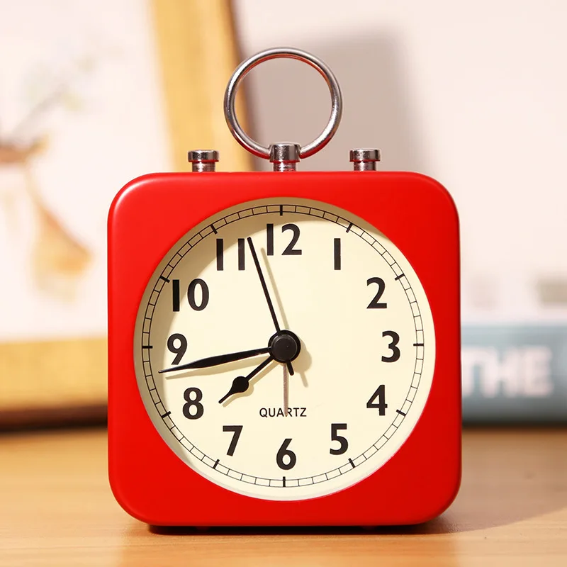 Nordic Style Small Alarm Clock For Students Use Bedside Children's Silence Creative Retro Personality Lazy Bedroom Alarm Clock
Nordic Style Small Alarm Clock For Students Use Bedside Children's Silence Creative Retro Personality Lazy Bedroom Alarm Clock