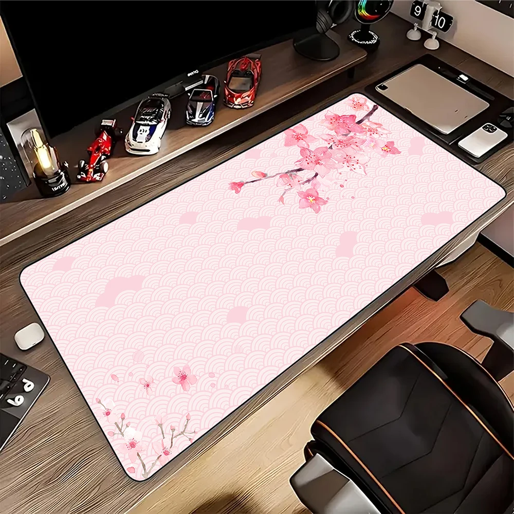 Pink Sakura Mousepad Gaming Speed Keyboard Pads Cherry Blossm Mouse Pad XXL Rubber Carpet Locked Edge Mouse Mat 900x400mm
Pink Sakura Mousepad Gaming Speed Keyboard Pads Cherry Blossm Mouse Pad XXL Rubber Carpet Locked Edge Mouse Mat 900x400mm