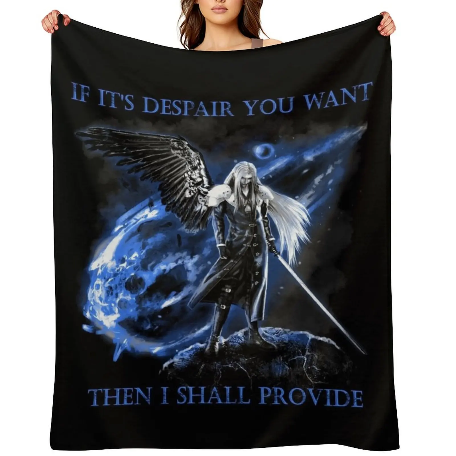 Sephiroth FF7 The One Winged Angel Throw Blanket funny gift for babies Kid'S Plush Blankets
Sephiroth FF7 The One Winged Angel Throw Blanket funny gift for babies Kid'S Plush Blankets