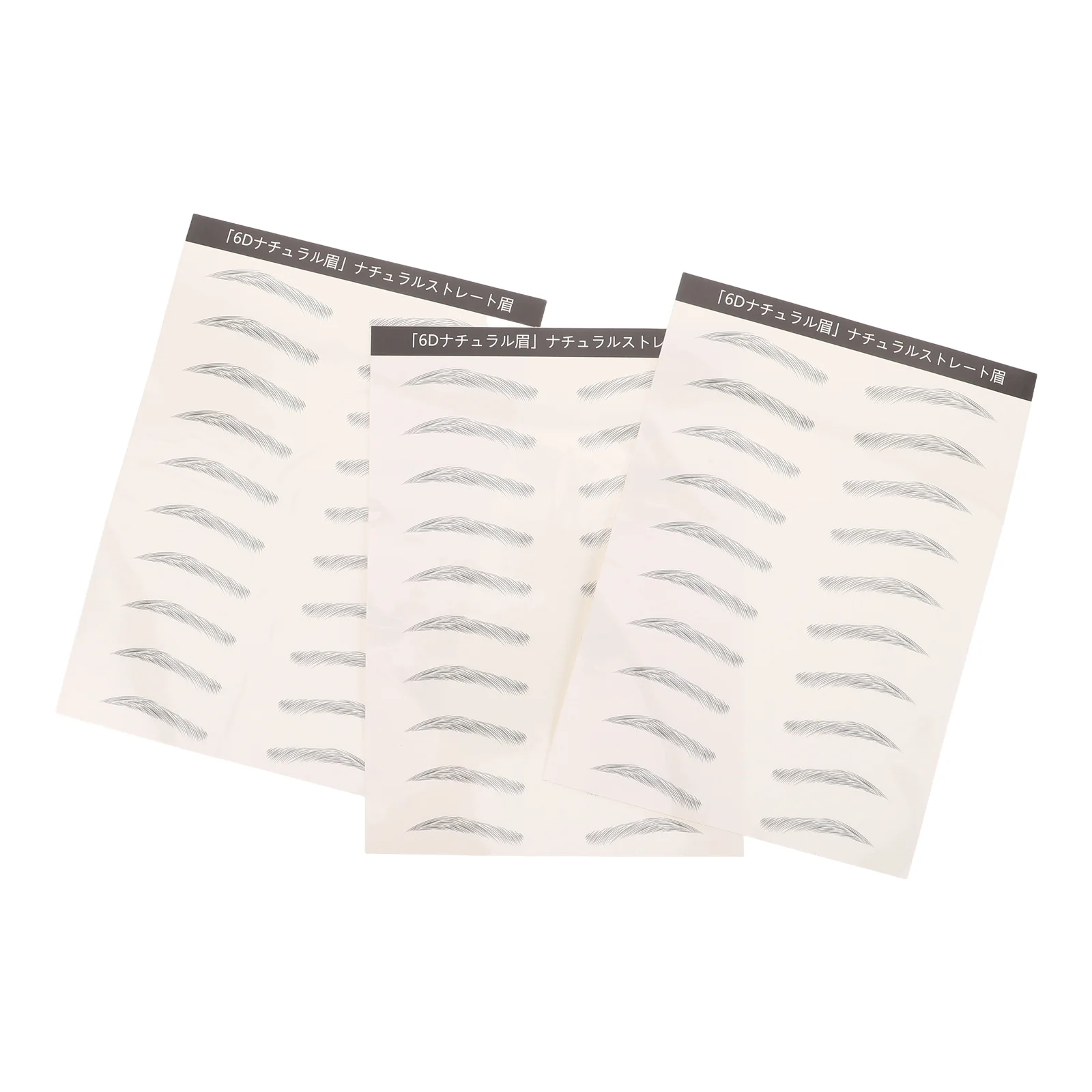 3 Sheets Black Hair Texture Eyebrow Stickers Waterproof Realistic Look 3D Bionic Brow Decals Temporary Shaping for Women Girls
3 Sheets Black Hair Texture Eyebrow Stickers Waterproof Realistic Look 3D Bionic Brow Decals Temporary Shaping for Women Girls