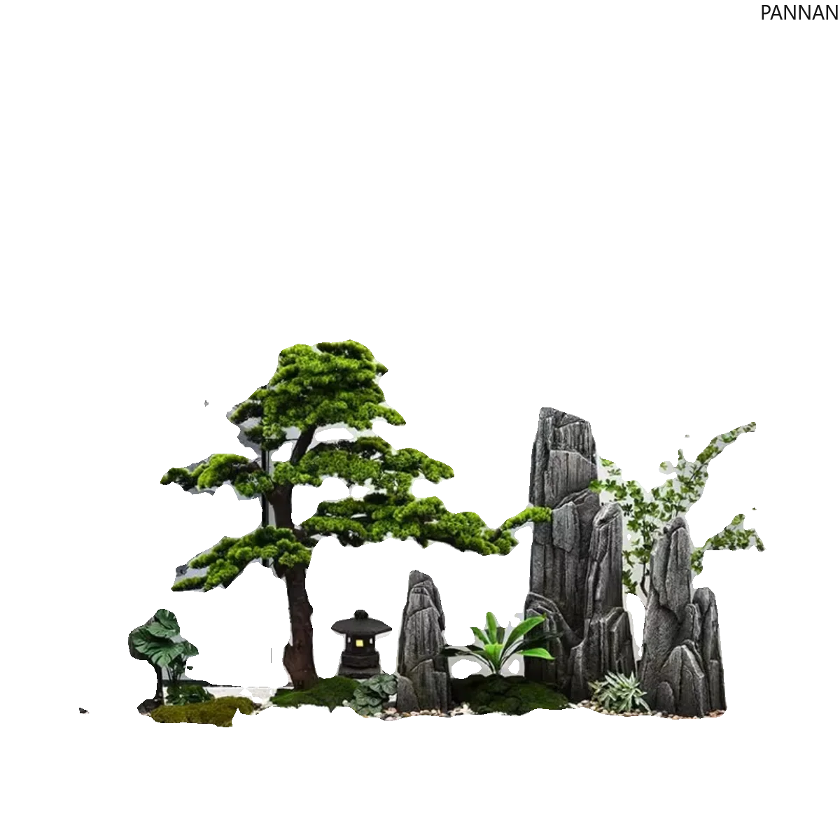 Simulated welcome pine rockery new Chinese style under the stairs home decoration ornament
Simulated welcome pine rockery new Chinese style under the stairs home decoration ornament