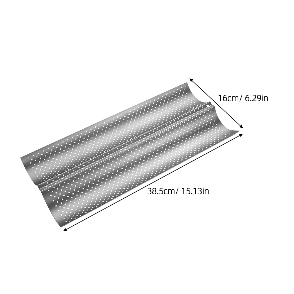 2Pcs Durable Stainless Steel Baking Tray Non-Stick Wave Baking Mould Kitchen Tool
2Pcs Durable Stainless Steel Baking Tray Non-Stick Wave Baking Mould Kitchen Tool