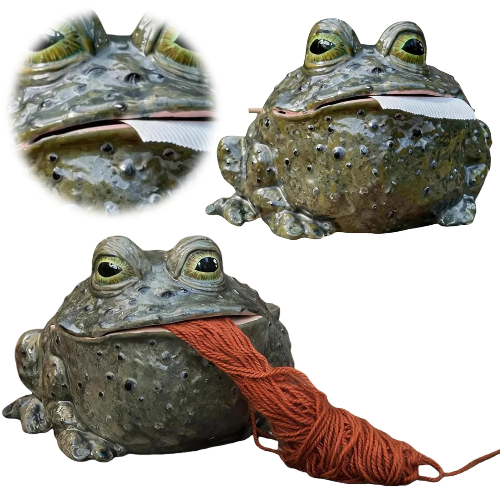 Toad Funny Toilet Paper Holder with Whimsical Design Cute Animal Tissue Holders for Bathroom Kitchen Desk Funny Home Decor Gifts
Toad Funny Toilet Paper Holder with Whimsical Design Cute Animal Tissue Holders for Bathroom Kitchen Desk Funny Home Decor Gifts