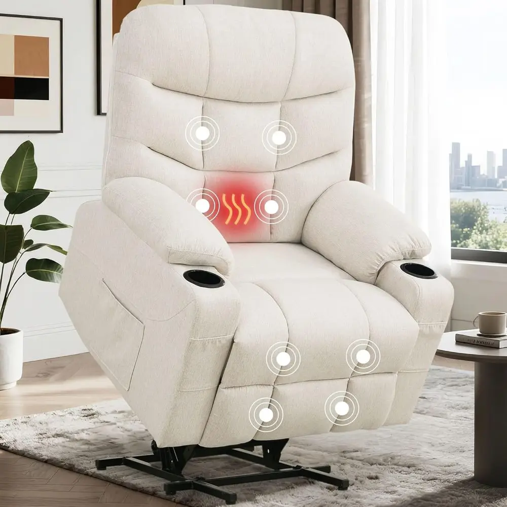 Massage & Heating Recliner Chair with Power Controls for Comfortable Living Room Seating
Massage & Heating Recliner Chair with Power Controls for Comfortable Living Room Seating