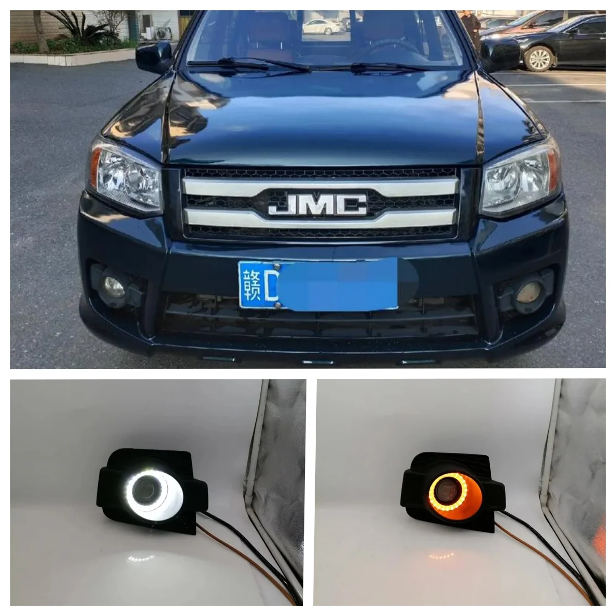 LED Fog Lights Assembly For JMC Vigus Plus 2016 2017 2018 Dual Color Angel Eye Daytime running lights Fog Lamp Accessories Kits
LED Fog Lights Assembly For JMC Vigus Plus 2016 2017 2018 Dual Color Angel Eye Daytime running lights Fog Lamp Accessories Kits