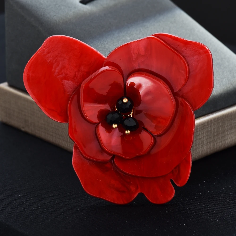 Big Acrylic Flower Women Brooch Pins For Suit New Fashion Jewelry Accessory
Big Acrylic Flower Women Brooch Pins For Suit New Fashion Jewelry Accessory