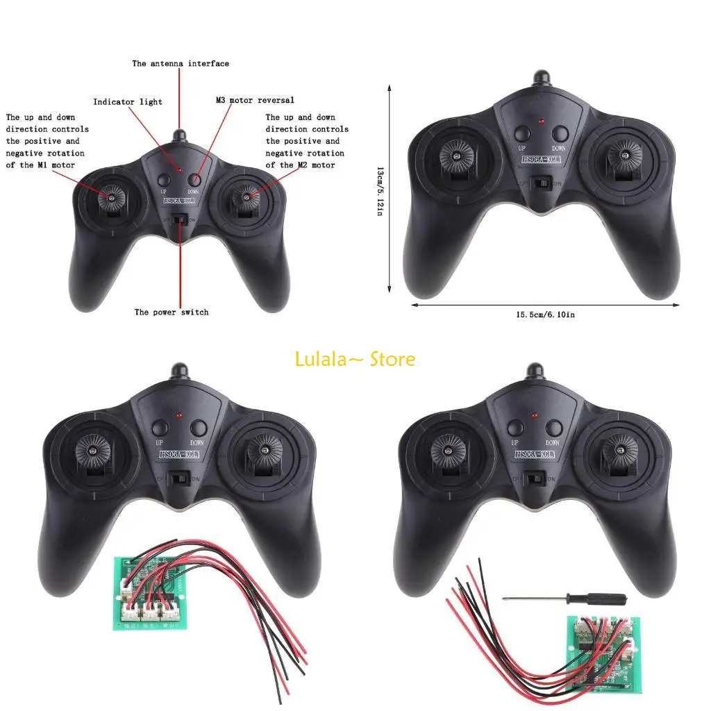 Y4QA 6CH RC Controller Transmitter Remote Handle Receiver Wireless Control System Set Upgrade RC Spare Part Model Boat Accs
Y4QA 6CH RC Controller Transmitter Remote Handle Receiver Wireless Control System Set Upgrade RC Spare Part Model Boat Accs
