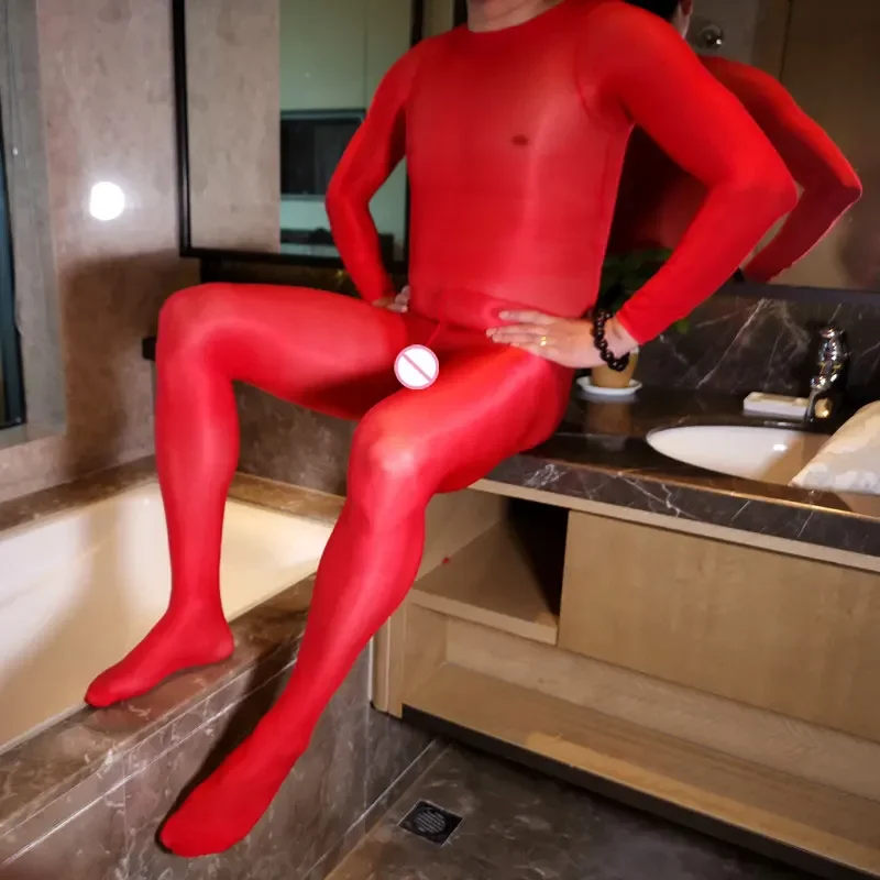 Sexy Men 70D Shiny Open Crotch Bodysuit Oil Glossy Body Stockings Sexy Tight Shaping Pantyhose Shining Shaping Bodyhose F45
Sexy Men 70D Shiny Open Crotch Bodysuit Oil Glossy Body Stockings Sexy Tight Shaping Pantyhose Shining Shaping Bodyhose F45