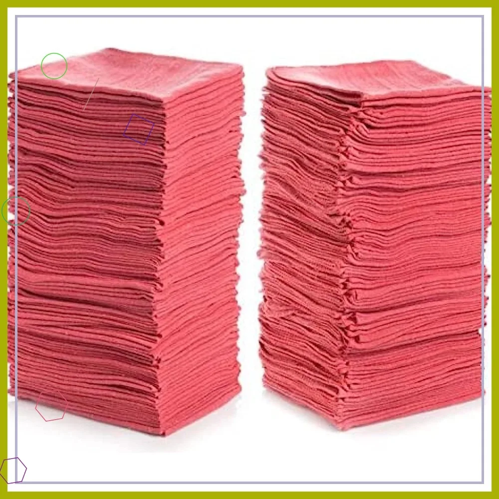 Cotton Shop Towels 14"x12" (500 Pack) – Reusable Cleaning Rags for Auto, Garage & Home
Cotton Shop Towels 14"x12" (500 Pack) – Reusable Cleaning Rags for Auto, Garage & Home
