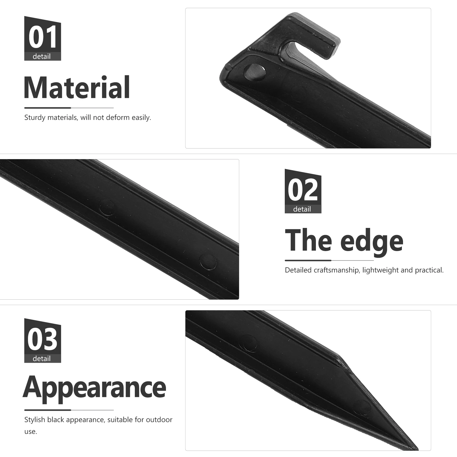 Anchor Tent Nail Accessories Stakes Ground Pile Plastic Securing Camping Essentials
Anchor Tent Nail Accessories Stakes Ground Pile Plastic Securing Camping Essentials