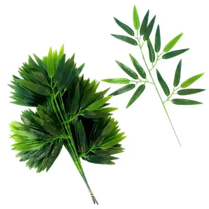 50Pcs/lot Artificial Bamboo Leaf Simulation Plastic Bamboo Leaves Branches for Wedding Ornaments Home Garden Office Decorations
50Pcs/lot Artificial Bamboo Leaf Simulation Plastic Bamboo Leaves Branches for Wedding Ornaments Home Garden Office Decorations