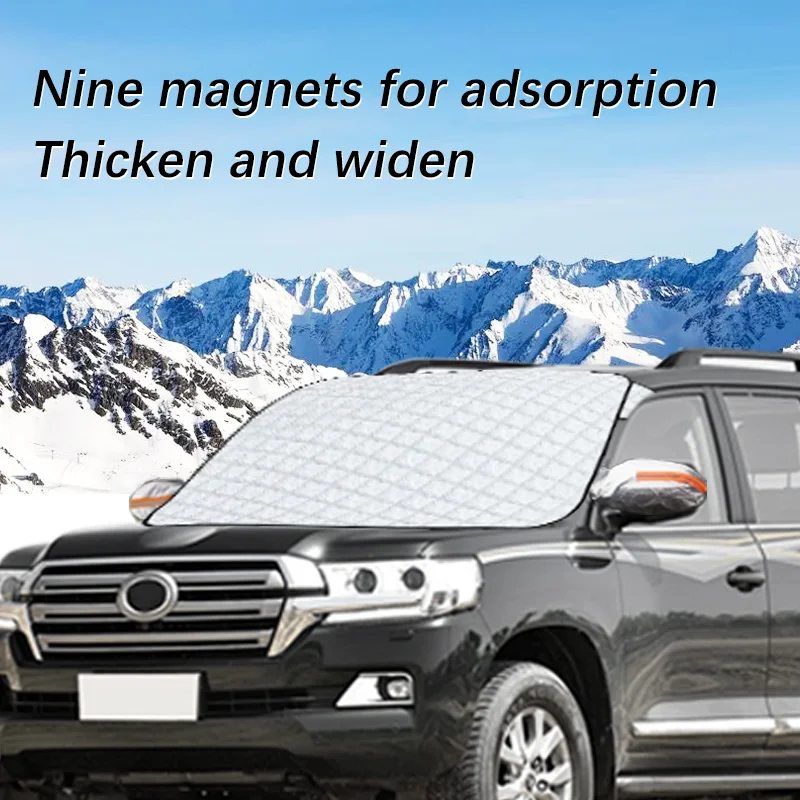Magnetic Car Windshield Snow Cover Winter Ice-Frost Guard Sun Shade Protector For Toyota Land Cruiser Exterior Accessories
Magnetic Car Windshield Snow Cover Winter Ice-Frost Guard Sun Shade Protector For Toyota Land Cruiser Exterior Accessories