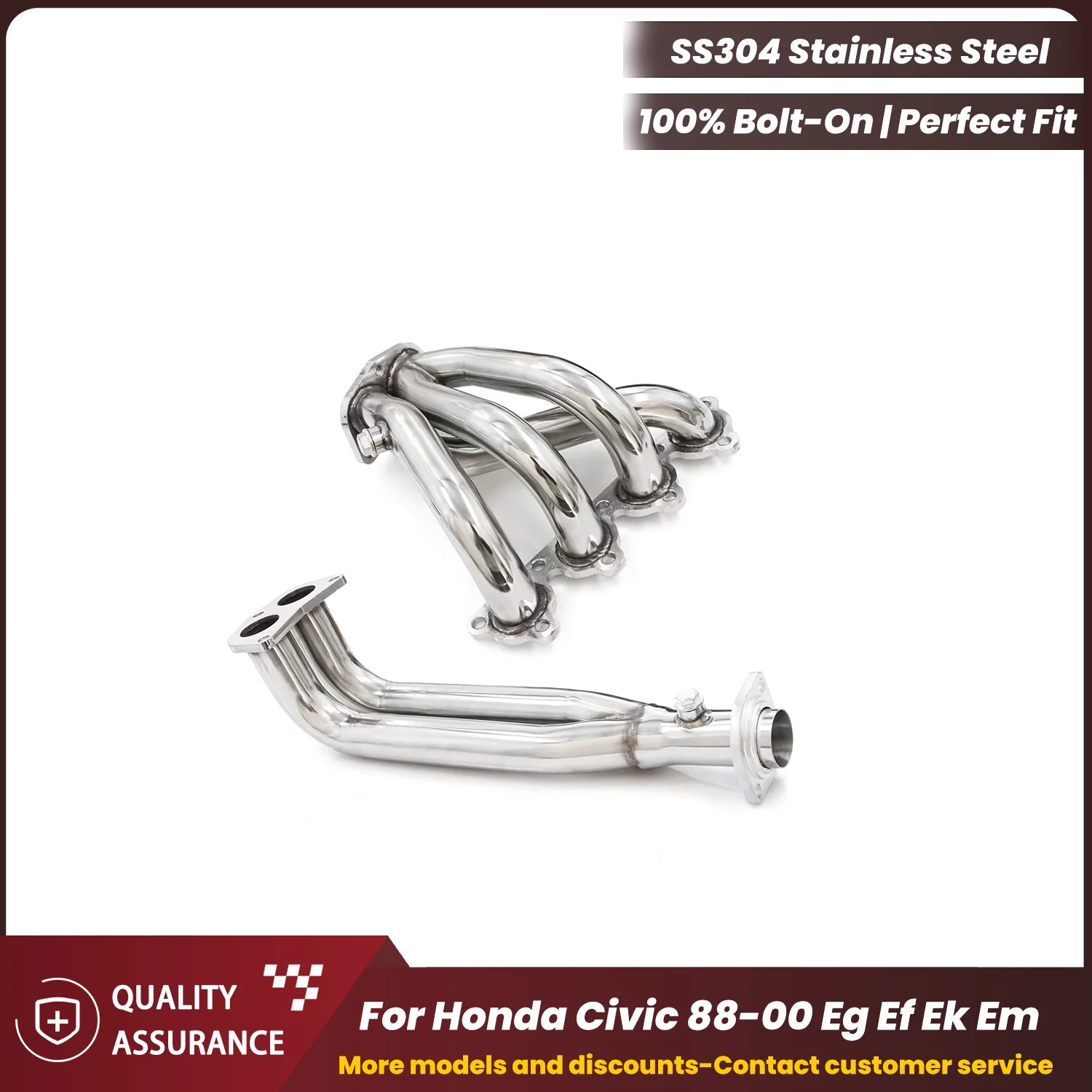 ECCF Sports Headers For Honda Civic 88-00 Eg Ef Ek Em Nice Collectr Aggressive Exhaust Sound High Flow Performance Upgrade 
ECCF Sports Headers For Honda Civic 88-00 Eg Ef Ek Em Nice Collectr Aggressive Exhaust Sound High Flow Performance Upgrade