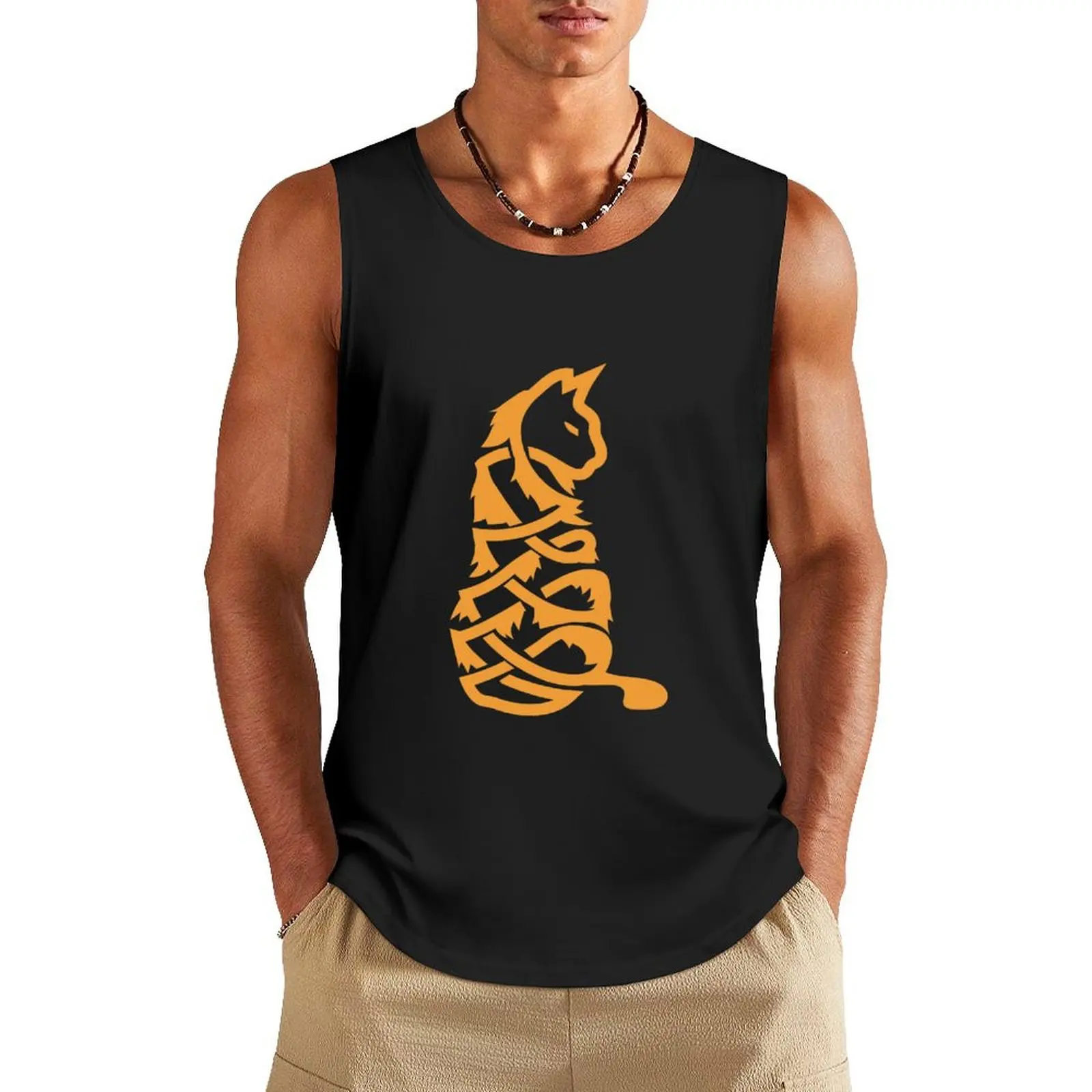Celtic Symbol Cat Celtic Knot Gift Idea Tank Top Men's t shirt gym clothing
Celtic Symbol Cat Celtic Knot Gift Idea Tank Top Men's t shirt gym clothing