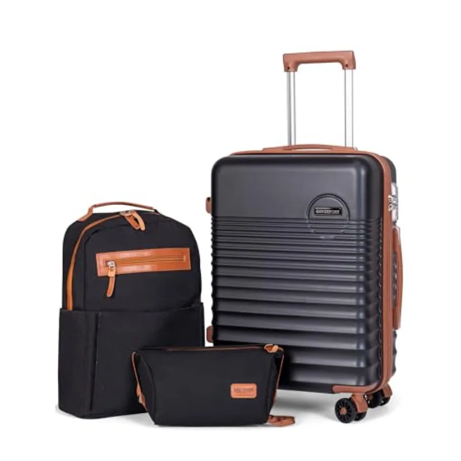 Carry On Luggage 22x14x9 Airline Approved, 20-inch Hard Shell Suitcases with Wheels, ABS Lightweight Carry on Suitcase with TSA
Carry On Luggage 22x14x9 Airline Approved, 20-inch Hard Shell Suitcases with Wheels, ABS Lightweight Carry on Suitcase with TSA