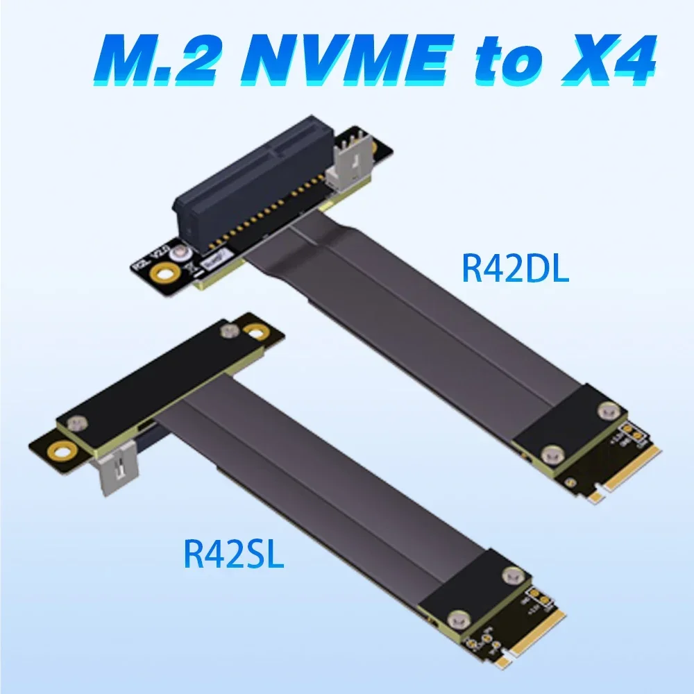 Кабель ADT-Link M.2 NVMe to PCIe 3.0 x4 Riser для PCIe x4 SSD RAID, LAN, карты захвата до M.2 (ultra SSD, M-key) m2 Extension Gen3
Кабель ADT-Link M.2 NVMe to PCIe 3.0 x4 Riser для PCIe x4 SSD RAID, LAN, карты захвата до M.2 (ultra SSD, M-key) m2 Extension Gen3