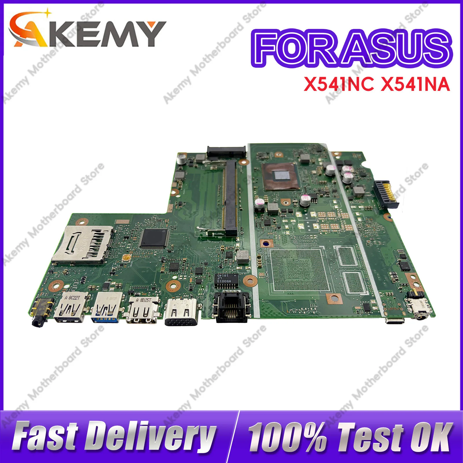X541NA Laptop Motherboard For ASUS VivoBook X541NC F541N X541NA A541N R541N X541N A541N Notebook Mainboard With Celeron CPU stk
X541NA Laptop Motherboard For ASUS VivoBook X541NC F541N X541NA A541N R541N X541N A541N Notebook Mainboard With Celeron CPU stk