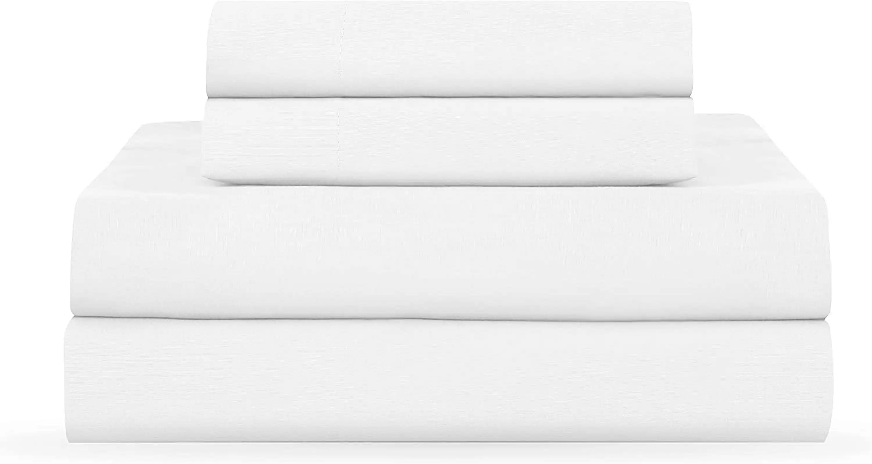 225 Thread Count Cotton Rich King Sheet Set - Soft, Durable, Wrinkle Resistant (4pc), White
225 Thread Count Cotton Rich King Sheet Set - Soft, Durable, Wrinkle Resistant (4pc), White