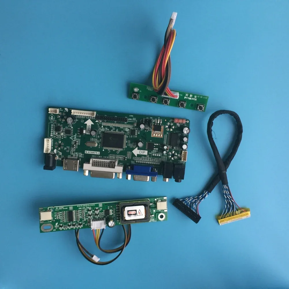 Комплект для LM150X06 1024*768 15 "M.NT68676 плата контроллера 2CCFL LVDS 20-контактный ЖК-монитор VGA + DVI HDMI-совместимый
Комплект для LM150X06 1024*768 15 "M.NT68676 плата контроллера 2CCFL LVDS 20-контактный ЖК-монитор VGA + DVI HDMI-совместимый