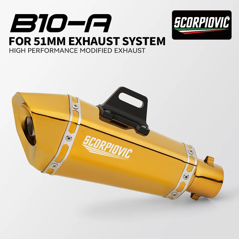 Suitable for 51mm universal exhaust pipe motorcycle modification Z900 DUKE390 321 CBR650 modified exhaust
Suitable for 51mm universal exhaust pipe motorcycle modification Z900 DUKE390 321 CBR650 modified exhaust