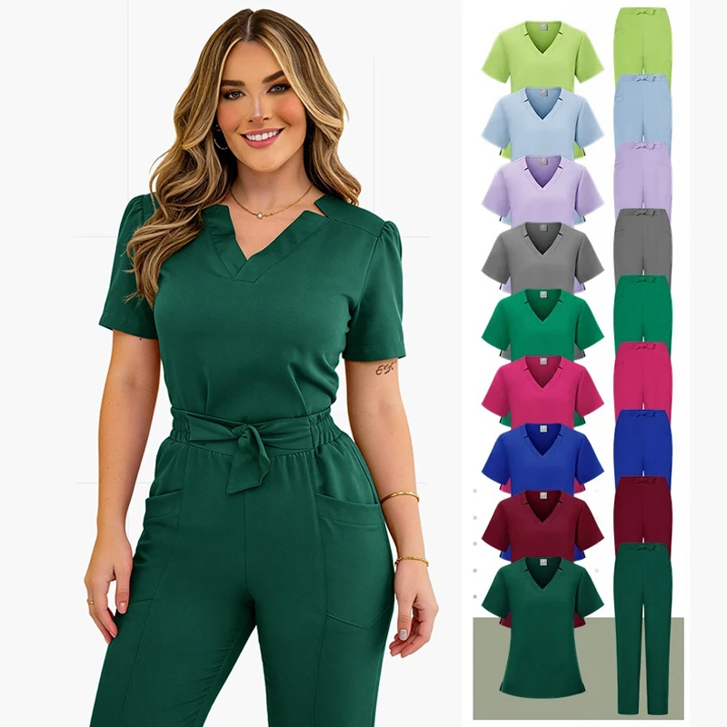New Hospital Doctor Scrubs Set Nurse Accessories Beauty Spa Pet Workwear Women Medical Surgical Uniform Dental Clinic Clothes
New Hospital Doctor Scrubs Set Nurse Accessories Beauty Spa Pet Workwear Women Medical Surgical Uniform Dental Clinic Clothes