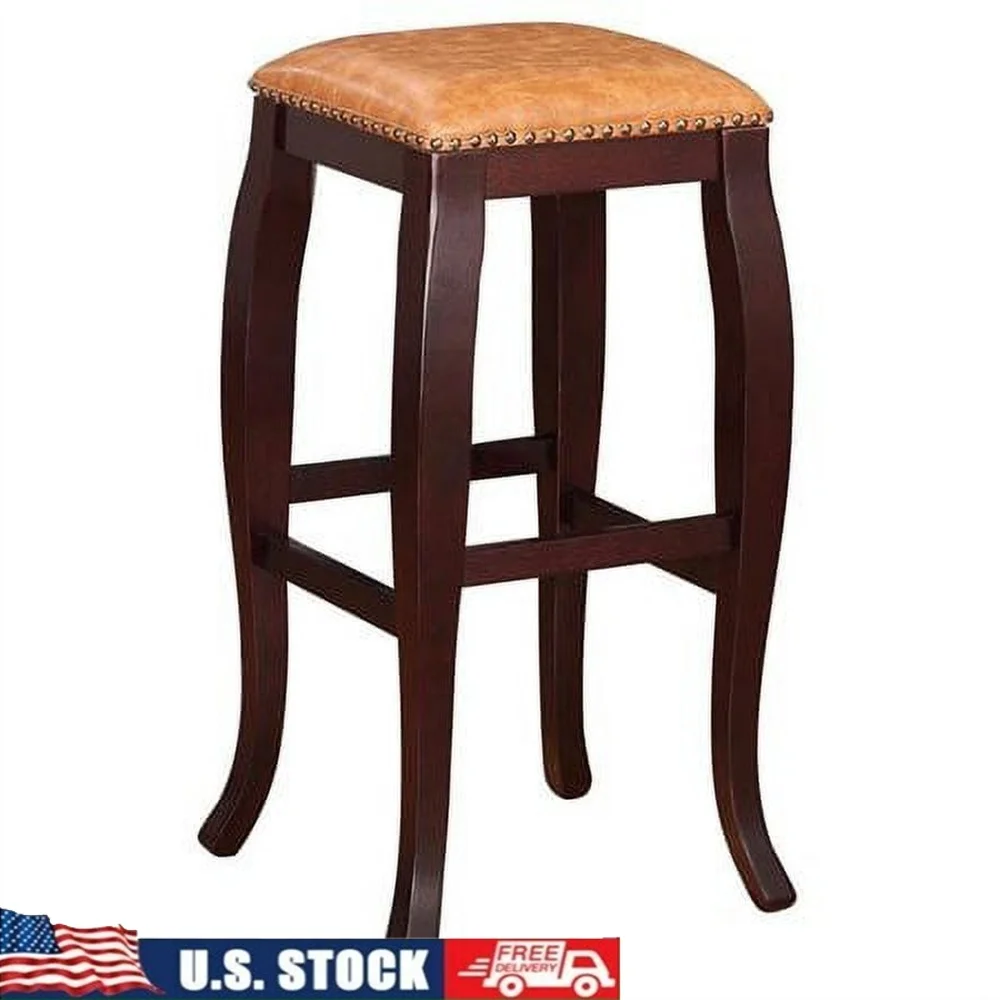 San Francisco Backless Wood Bar Stool Durable Faux Leather Comfortable Foot Rail Stylish Kitchen Dining Room Furniture
San Francisco Backless Wood Bar Stool Durable Faux Leather Comfortable Foot Rail Stylish Kitchen Dining Room Furniture