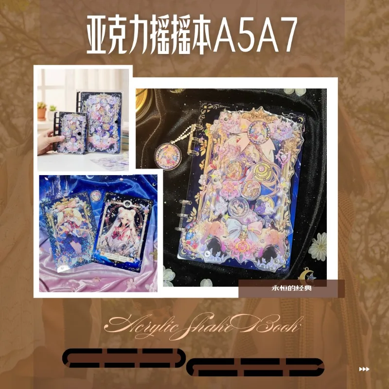Acrylic shaker book A5 A7 beautiful girl anime handbook diary sketch loose-leaf book student cute stationery friend kawaii gift
Acrylic shaker book A5 A7 beautiful girl anime handbook diary sketch loose-leaf book student cute stationery friend kawaii gift