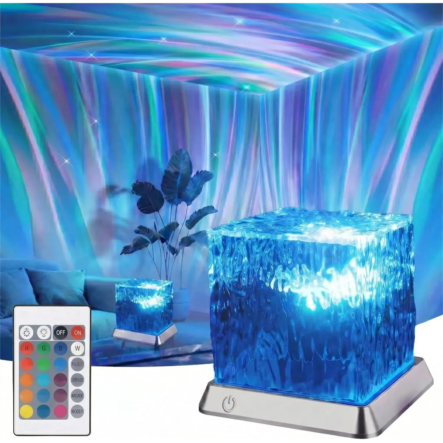 Northern Lights Projector, 16 Colors & 30 Modes Night Light for Kids Bedroom, Sleep Aid Aurora Lamp, Gift for Toddlers
Northern Lights Projector, 16 Colors & 30 Modes Night Light for Kids Bedroom, Sleep Aid Aurora Lamp, Gift for Toddlers