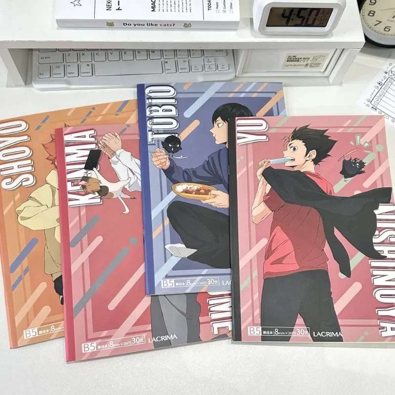 30PCS Shoyo Hinata Tobio Kageyama Kei Tsukishima Kotaro Bokuto High-value Notebooks Around Popular Anime Comic Exhibition Gifts
30PCS Shoyo Hinata Tobio Kageyama Kei Tsukishima Kotaro Bokuto High-value Notebooks Around Popular Anime Comic Exhibition Gifts