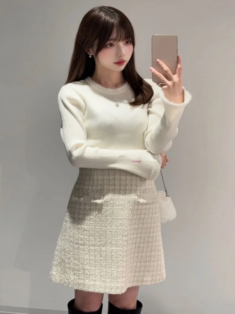 Pure J1ll Home Thousand Gold Wind Knitted Sweater Sleeve Mouth Fur Splicing Versatile Sweet Style Japanese Simple Casual Long...
Pure J1ll Home Thousand Gold Wind Knitted Sweater Sleeve Mouth Fur Splicing Versatile Sweet Style Japanese Simple Casual Long...