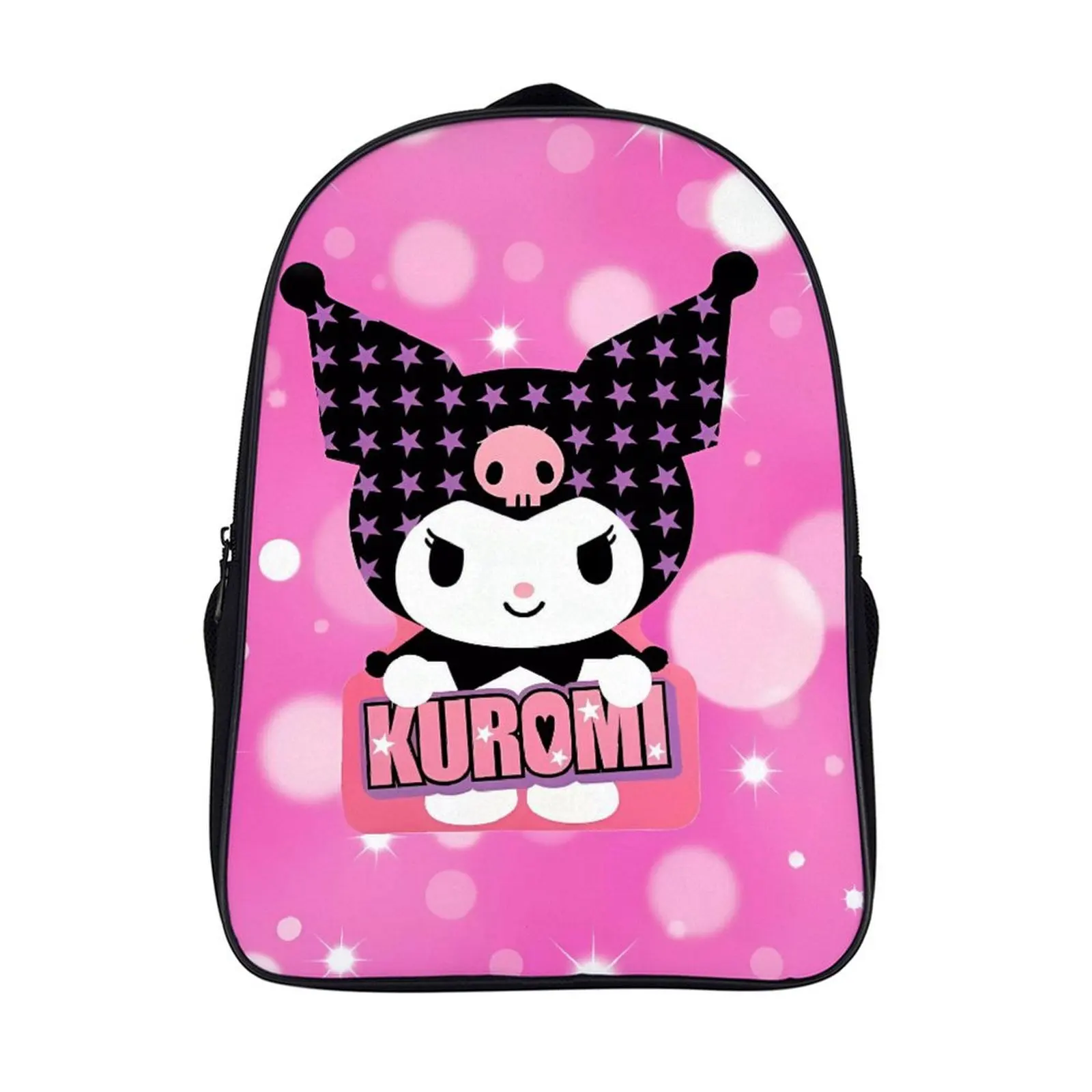 Модный школьный рюкзак с мультипликационным рисунком Sanrio Kuromi, 16 дюймов, 2 отделения
Модный школьный рюкзак с мультипликационным рисунком Sanrio Kuromi, 16 дюймов, 2 отделения