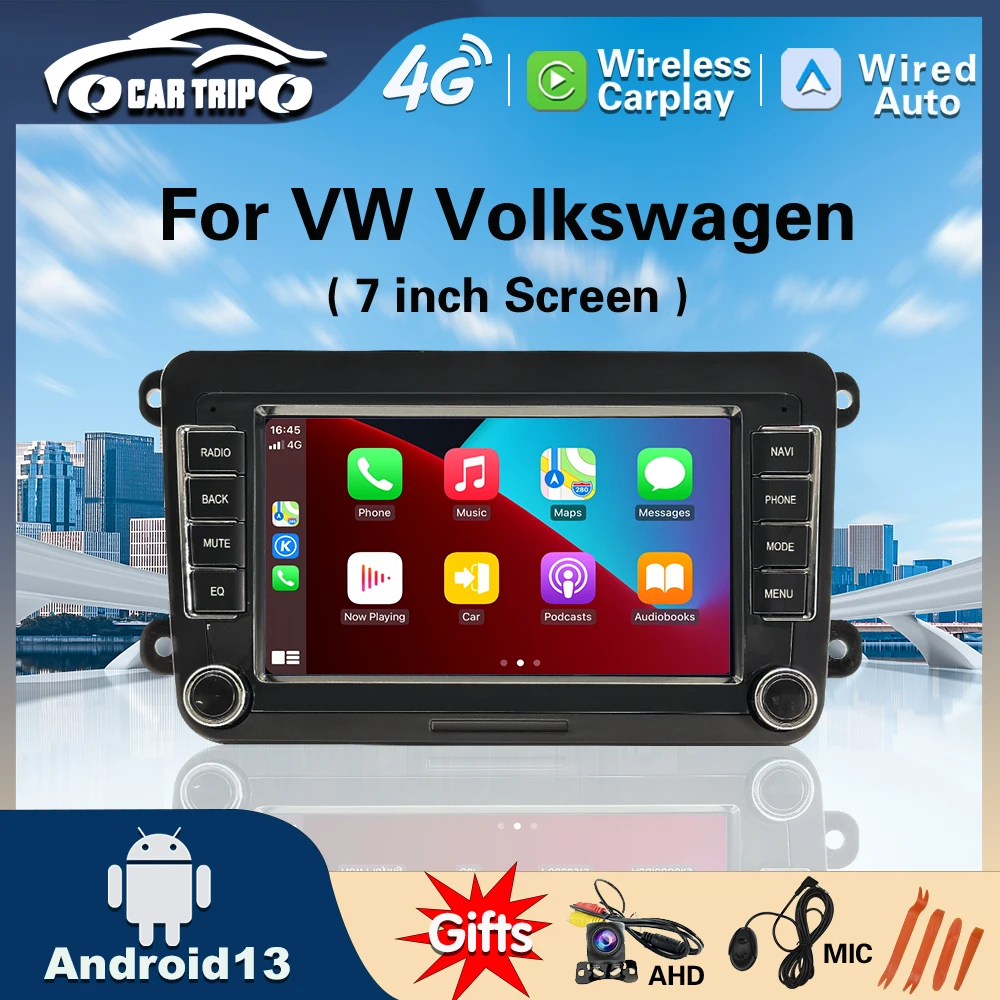 Android 13 7inch 8inch Car Radio Stereo for VW Volkswagen Autoradio CarPlay All-in-One WiFi IPS Screen Multimedia Video Player
Android 13 7inch 8inch Car Radio Stereo for VW Volkswagen Autoradio CarPlay All-in-One WiFi IPS Screen Multimedia Video Player