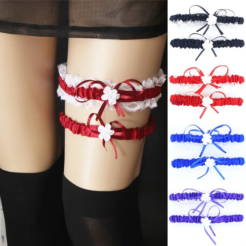 Sexy Lace Floral Bow Leg Ring Wedding Garter Belt Bridal Bowknot Thigh Garter Leg Loop Women Temptation Leg Harness Suspender
Sexy Lace Floral Bow Leg Ring Wedding Garter Belt Bridal Bowknot Thigh Garter Leg Loop Women Temptation Leg Harness Suspender