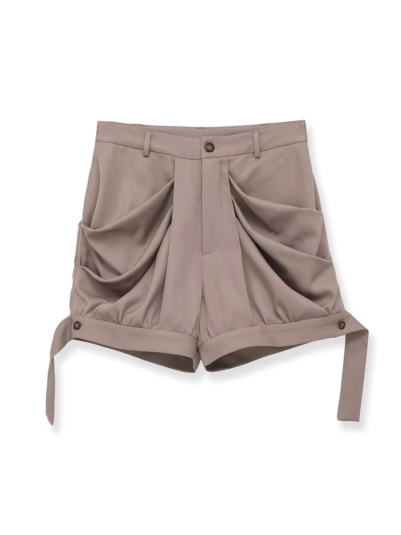 Summer New Product Women's Commuting Style Button Zipper Mid Waist Hanging pleated Casual Shorts
Summer New Product Women's Commuting Style Button Zipper Mid Waist Hanging pleated Casual Shorts