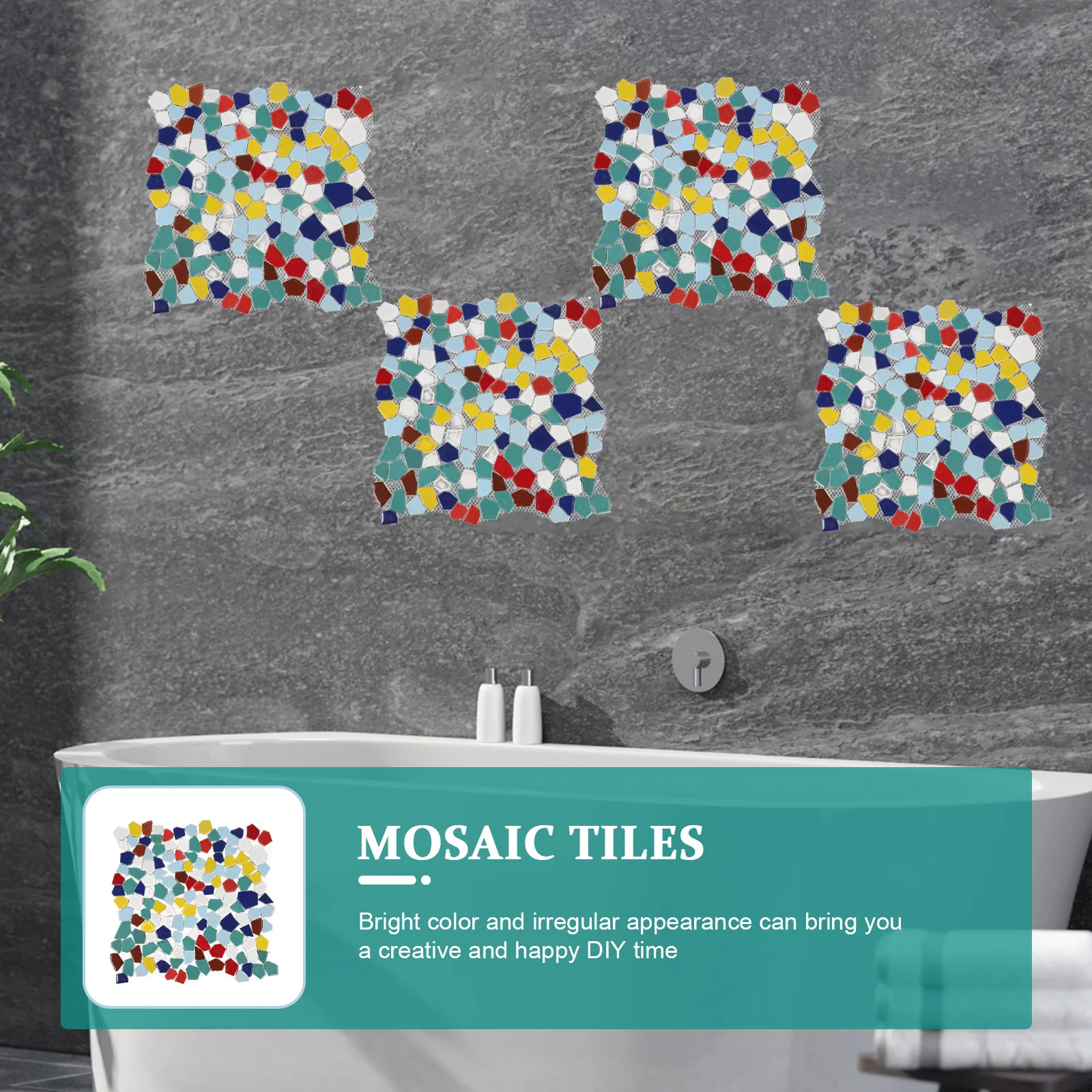 Delicate Ceramic Mosaic Tiles Mixed Pieces DIY Accessories Safe Material Home Garden Art Ceramic Tiles for Crafts
Delicate Ceramic Mosaic Tiles Mixed Pieces DIY Accessories Safe Material Home Garden Art Ceramic Tiles for Crafts
