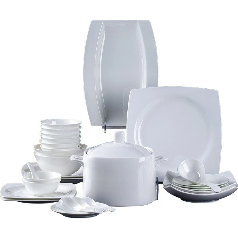 Bone china bowl set, creative and simple household high-end spoon set
Bone china bowl set, creative and simple household high-end spoon set