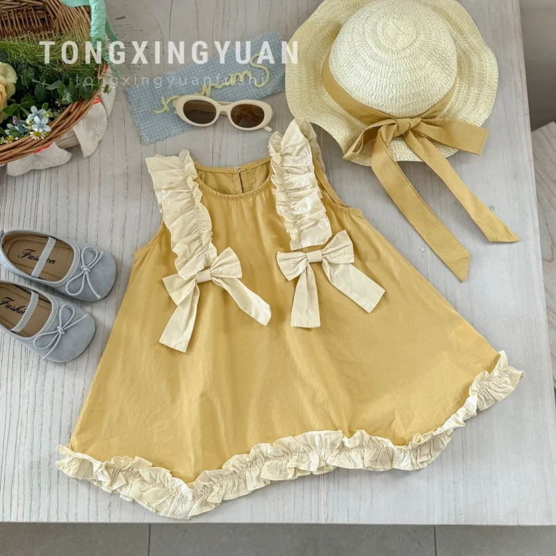 Girls' Dress2025New Style Children's Dress for Girls Baby Fashionable Cotton Princess Dress Summer
Girls' Dress2025New Style Children's Dress for Girls Baby Fashionable Cotton Princess Dress Summer